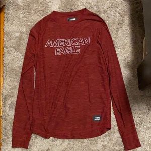 Red American Eagle Athletic Long Sleeve